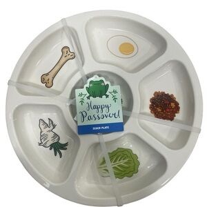 Passover Seder Plate - Ceramic - Simple Decorative Plate